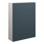 Crystal 600mm Slim WC Unit - Matt Arley Blue (Grey Cab)