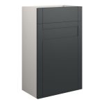 Crystal 500mm Standard WC Unit - Matt Graphite Grey (Grey Cab)
