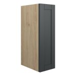 Crystal 200mm Standard Toilet Roll Unit - Matt Graphite Grey (Oak Cab)