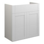 Crystal 600mm Standard Basin Unit - Matt White (Grey Cab)