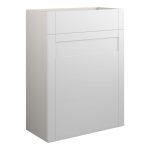 Crystal 600mm Standard WC Unit - Matt White (Grey Cab)