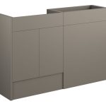 Platinum 1236mm Standard Basin & WC Unit Pack - Matt Stone (Oak Cab)