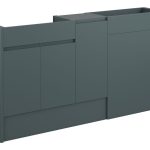 Diamond 1536mm Standard Basin  WC & 1 Door Unit Pack - Matt Green Camo (Grey Cab)