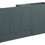 Crystal 1536mm Standard Basin  WC & 1 Door Unit Pack - Matt Green Camo (Oak Cab)
