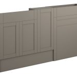Crystal 1536mm Slim Basin  WC & 1 Door Unit Pack - Matt Stone (Oak Cab)