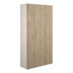 Platinum 600mm Slim 2 Door Storage Unit - Havana Oak (Grey Cab)