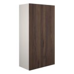 Platinum 600mm Standard 2 Door Storage Unit - Warm Walnut (Grey Cab)