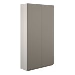 Diamond 600mm Slim 2 Door Storage Unit - Matt Stone (Grey Cab)