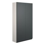 Diamond 600mm Slim 2 Door Storage Unit - Matt Graphite Grey (Grey Cab)