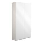 Diamond 600mm Slim 2 Door Storage Unit - White Gloss (Grey Cab)