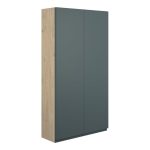 Diamond 600mm Slim 2 Door Storage Unit - Matt Green Camo (Oak Cab)