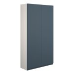 Diamond 600mm Slim 2 Door Storage Unit - Matt Arley Blue (Grey Cab)