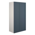 Crystal 600mm Standard 2 Door Storage Unit - Matt Arley Blue (Grey Cab)