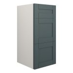 Crystal 300mm Standard 3 Drawer Unit - Matt Green Camo (Grey Cab)