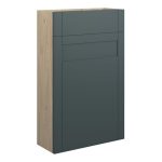 Crystal 500mm Slim WC Unit - Matt Green Camo (Oak Cab)