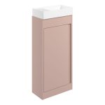 Grand 410mm Floor Standing Unit Inc. Basin - Matt Antique Rose