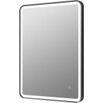 Sparkle 600mm Rectangle Front-Lit LED Mirror - Matt Black