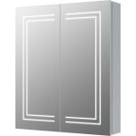 Glaze 600mm 2 Door Front-Lit LED Mirror Cabinet