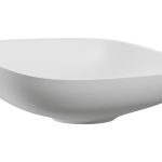 Zen 500x380mm 0TH Resin Washbowl - White