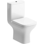 Hollow Wrapover Soft Close Toilet Seat - White
