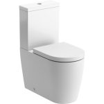 Ebb Rimless Close Coupled Fully Shrouded Comfort Height WC & Soft Close Seat