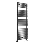 Inferno Round Ladder Radiator (500x1450mm) - Black