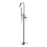 Kinetic Floor Standing Bath/Shower Mixer - Chrome