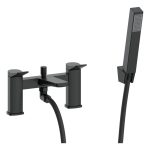 Rush Bath/Shower Mixer & Bracket - Matt Black
