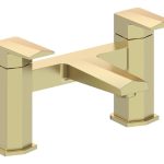 Splice Bath Filler - Brushed Brass