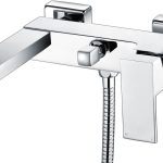 Deluge Wall Mounted Shower Mixer & Shower Kit - Chrome