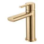 Kinetic Basin Mixer - Brushed Brass