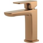 Geyser Cloakroom Basin Mixer & Waste - Brushed Bronze