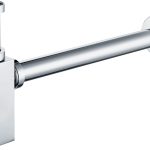 Modern Square Bottle Trap - Chrome