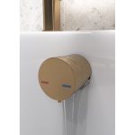 Bath Overflow Filler w/Integrated Valve - Brushed Bronze
