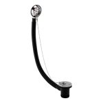 Bath Waste & Tidy Chain Plug - Chrome