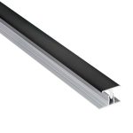 Fibo Black H-Shaped Stacking Profile 2.4m