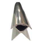 Fibo Polished Chrome Rounded External Profile 2.4m