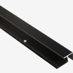 Fibo Black Square External Profile 2.4m