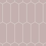 Fibo Urban - Dusky Pink (Elongated Hexagonal) - Single