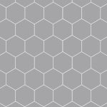 Fibo Urban - Medium Grey (Hexagonal) - Single