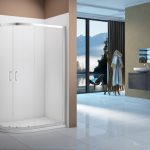 Merlyn Vivid Boost 900x760mm 2 Door Offset Quadrant