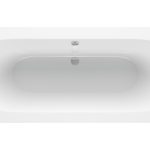 Quies Round Double End SUPERCAST 1800x800x550mm 0TH Bath w/Legs