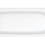 Quies Round Single End 1800x800x550mm 0TH Bath w/Legs