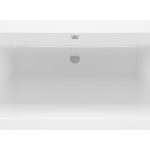 Solace Square Double End 1700x750x550mm 0TH Bath w/Legs