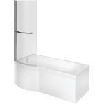 Revere P Shape 1700x850x560mm 0TH Shower Bath Pack (LH)