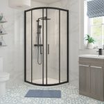 Core 800mm 2 Door Quadrant - Black