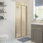 Core 760mm Bi-fold Door - Brushed Brass