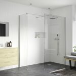 Elite 760mm Wetroom Side Panel & Arm - Chrome