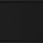 30mm Slate 1200x800mm Rectangular Tray & Waste - Black