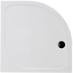 45mm Low Profile 800mm Quadrant Tray & Waste - White